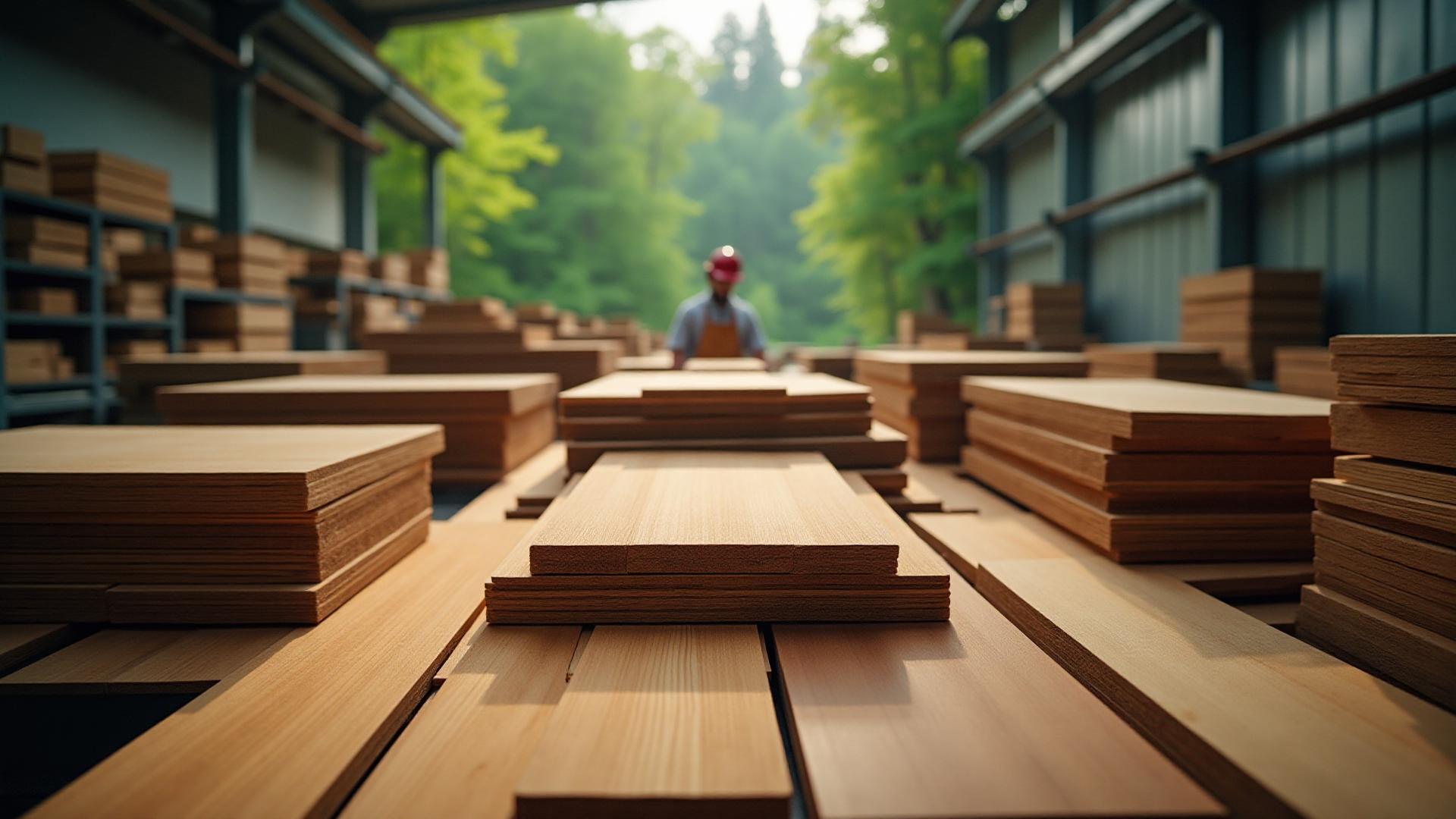 Krish Veneer manufacturing yard in Liberia